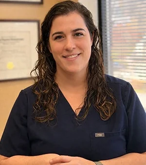 Emily, Administrative Assistant, at McInnes Palmer Orthodontics.